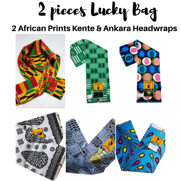 ANKARA Extra Long African Print Scarfs
