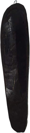 Novarena African Art Cameroon Gabon Fang Wall Masks and Sculptures - Africa Home Mask Decor (3 Pc Black 12 Inch Fang Mask)