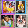 NOVARENA 48 Pack 4" Baby Month Stickers and Milestone Stickers by Novarena - Track Your Baby's First Year Month-by-Month and Holidays Until 5 Years Old! Boys and Girls (48 Pack Stickers)