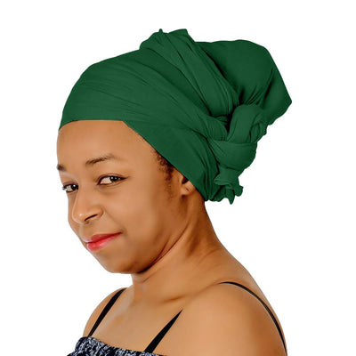 Novarena Ankara African Print Soft Headwraps Headband Long Hair Head Wrap Scarf Turban Tie Jersey Knit African head wraps