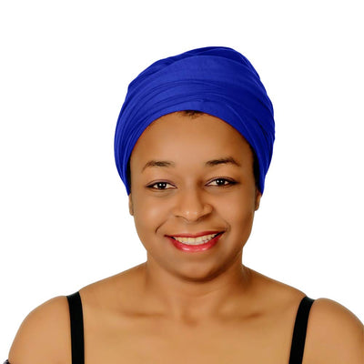 Novarena Ankara African Print Soft Headwraps Headband Long Hair Head Wrap Scarf Turban Tie Jersey Knit African head wraps