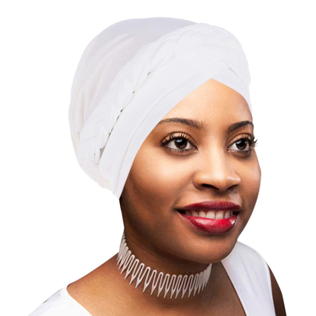 Novarena African Turban for Women Knot Pre-Tied Bonnet Beanie Cap Headwrap