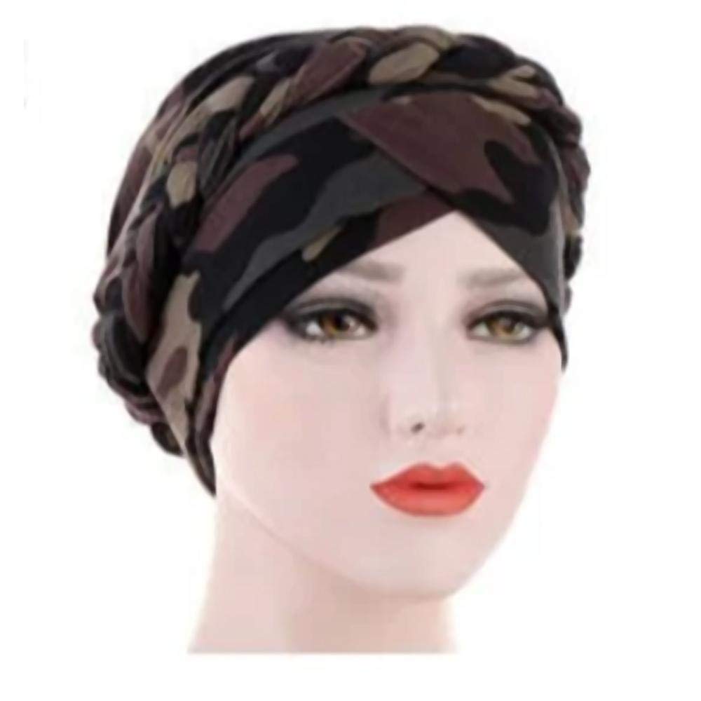 Novarena African Turban for Women Knot Pre-Tied Bonnet Beanie Cap Headwrap