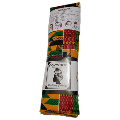 Novarena Ankara African Print Soft Headwraps Headband Long Hair Head Wrap Scarf Turban Tie Jersey Knit African head wraps