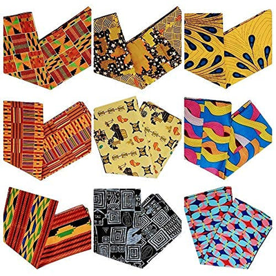 Novarena Ankara African Print Soft Headwraps Headband Long Hair Head Wrap Scarf Turban Tie Jersey Knit African head wraps