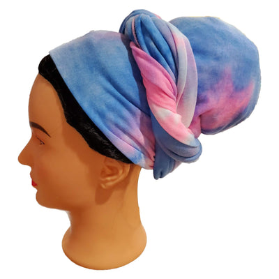 Novarena Ankara African Print Soft Headwraps Headband Long Hair Head Wrap Scarf Turban Tie Jersey Knit African head wraps