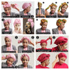 Novarena Ankara African Print Soft Headwraps Headband Long Hair Head Wrap Scarf Turban Tie Jersey Knit African head wraps