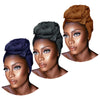 Novarena Ankara African Print Soft Headwraps Headband Long Hair Head Wrap Scarf Turban Tie Jersey Knit African head wraps