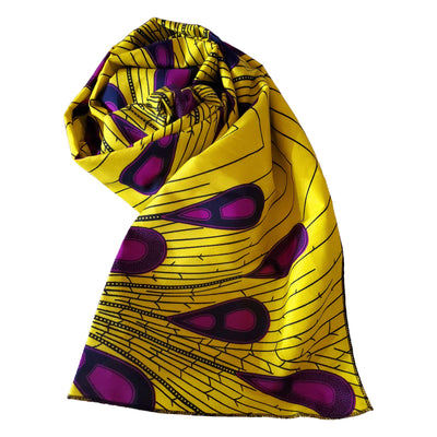 Novarena Ankara African Print Soft Headwraps Headband Long Hair Head Wrap Scarf Turban Tie Jersey Knit African head wraps