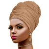 Novarena Ankara African Print Soft Headwraps Headband Long Hair Head Wrap Scarf Turban Tie Jersey Knit African head wraps