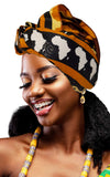 Novarena Ankara African Print Soft Headwraps Headband Long Hair Head Wrap Scarf Turban Tie Jersey Knit African head wraps