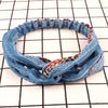 9 PC Set of Women Girls Summer Bohemian Hair Bands Print Headbands Retro Cross Turban Bandage Bandanas HairBands Hair Accessories Headwrap - Laura Baby and Company