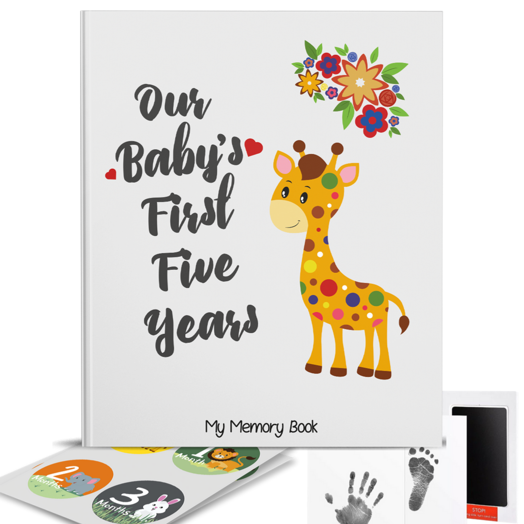 Blank Ultrasound Photo Album: Newborn Scrap Book Baby's First Year Memory  Book