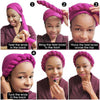 2 Pcs Black and Chocolate Brown Extra Long 70