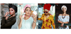 White Stretch Long Hair Scarf Turban