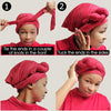Royal Blue African Turban Hair Scarf