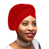 PRE-TIED Women African Turban Bannie Cap