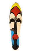 African Cameroon Wood Fang Mask