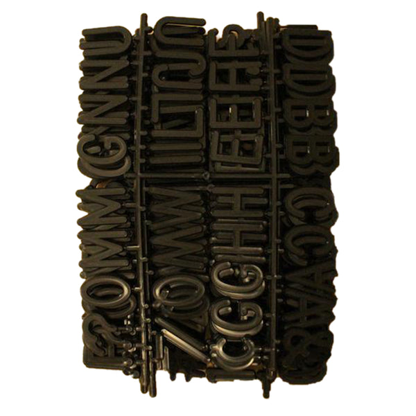 Black or White Felt Letter Board Letters - 3/4