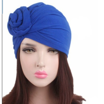Rose Flower Knot Women Beanie Cap