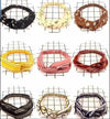 9 PC Set Girls Bohemian Print Headwrap