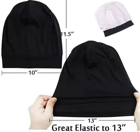 Satin Lined Hair Head Cover Cap