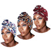 African PRE-TIED Women Flower Knot Cap