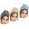Non-Stretch Solid Colors Soft Headwraps-3 Pack
