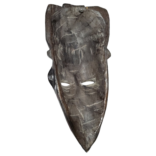African Wood Mask in Black 1 Piece of 12