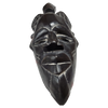 African Wood Mask in Black 1 Piece of 12