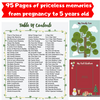 Novarena First 5 Years Baby Memory Book