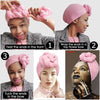 Mix of 4 Pcs African Print Head Wraps