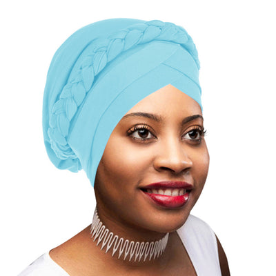 PRE-TIED Women African Turban Bannie Cap