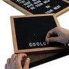 Black or White Felt Letter Board Letters - 3/4