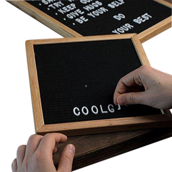 Black or White Felt Letter Board Letters - 3/4