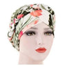 Floral Printed PRE-TIED Women Beanie Cap