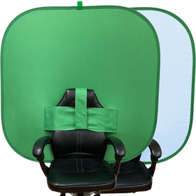 NOVARENA 2-in-1 Portable Green Screen Backdrop
