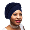 PRE-TIED Women African Turban Bannie Cap