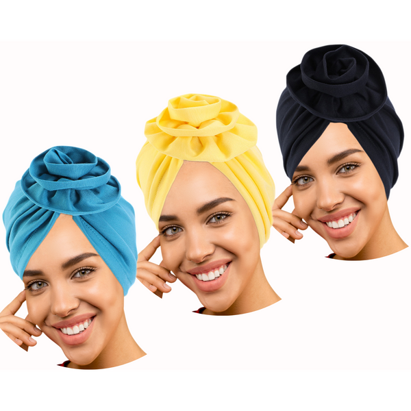 3 Pack Black/yellow/teal