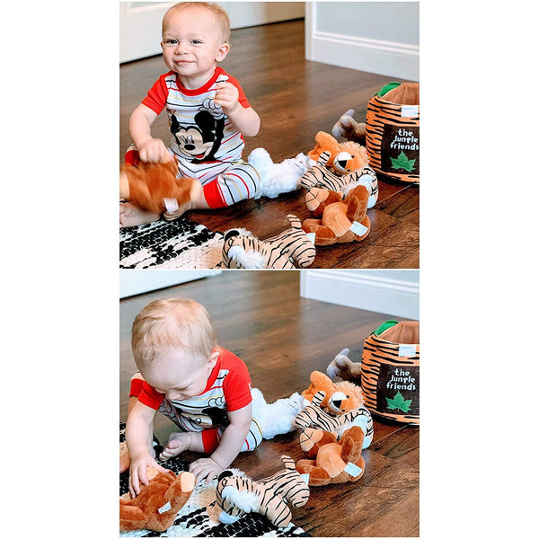 Jungle Friends Talking Plush Toy 2 Pc