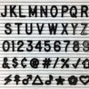 Black or White Felt Letter Board Letters - 3/4