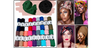 White Stretch Long Hair Scarf Turban