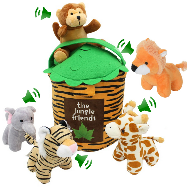 Jungle Friends Talking Plush Animals Novarena