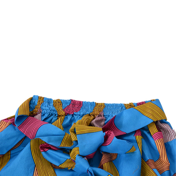 African Dutch Ankara Print Circle Skirt 