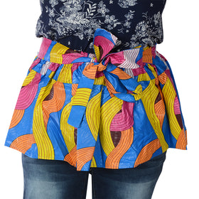 African Dutch Ankara Ethnic style Short skirt