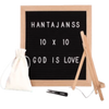 Felt Letter Board 10x10 Inches