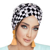 PRE-TIED Women African Turban Bannie Cap