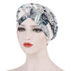 Floral Printed PRE-TIED Women Beanie Cap