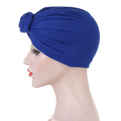 Rose Flower Knot Women Beanie Cap