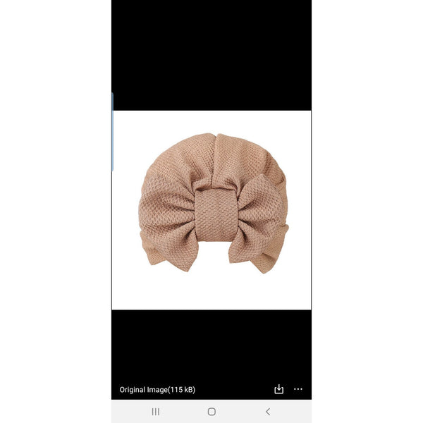 Solid Knitted Women Bow Hat Beanie Cap